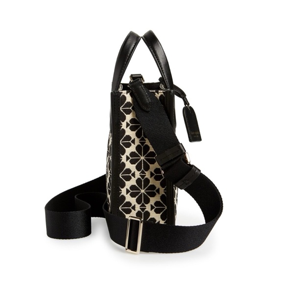 Kate Spade | flower jacquard mini Manhattan tote crossbody - Picture 7 of 17